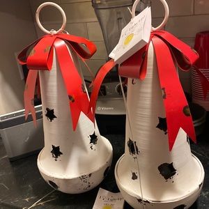 Christmas Lanterns Metal Battery Operated Two